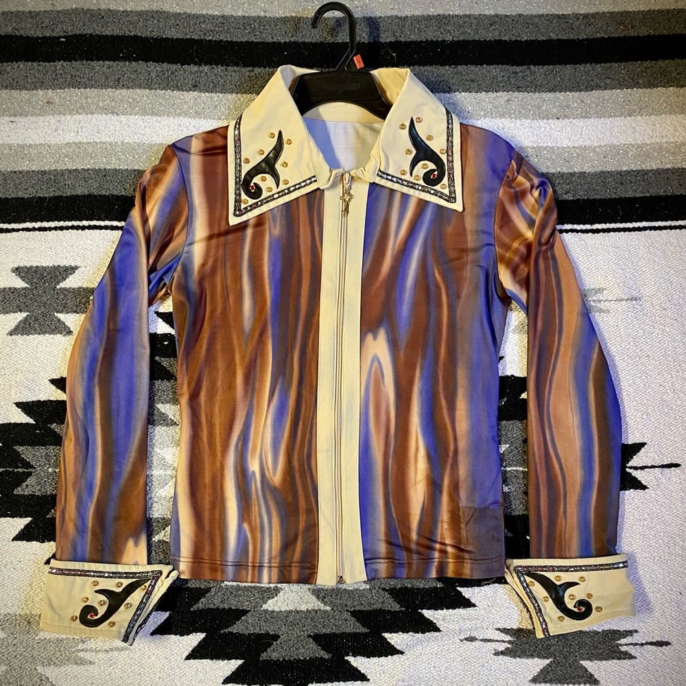 Vintage Country Western Women’s Rodeo Cowgirl Show Top